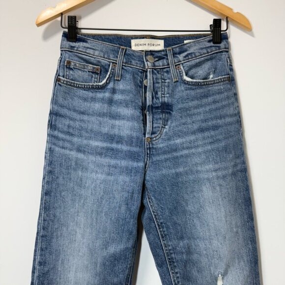 Aritzia Denim Forum The Arlo High Rise Straight Jean size 25 - Picture 5 of 9